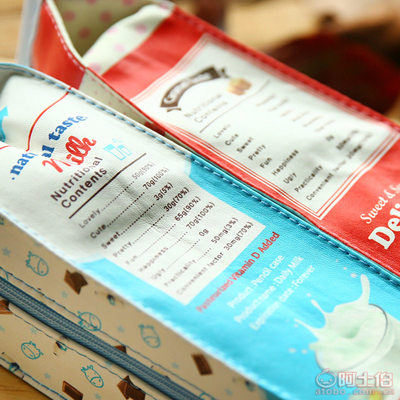 【振輝韓版創(chuàng)意可愛筆袋趣味仿真牛奶筆袋創(chuàng)意收納零錢包文具盒廠家直銷21*6】義烏市振輝日用品廠 - 產(chǎn)品庫(kù)